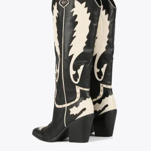 Lola Casademunt Botas Y Botines<Bota estilo cowboy NEGRO-BLANCO