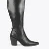Lola Casademunt Botas Y Botines<Bota estilo cowboy caña alta NEGRO