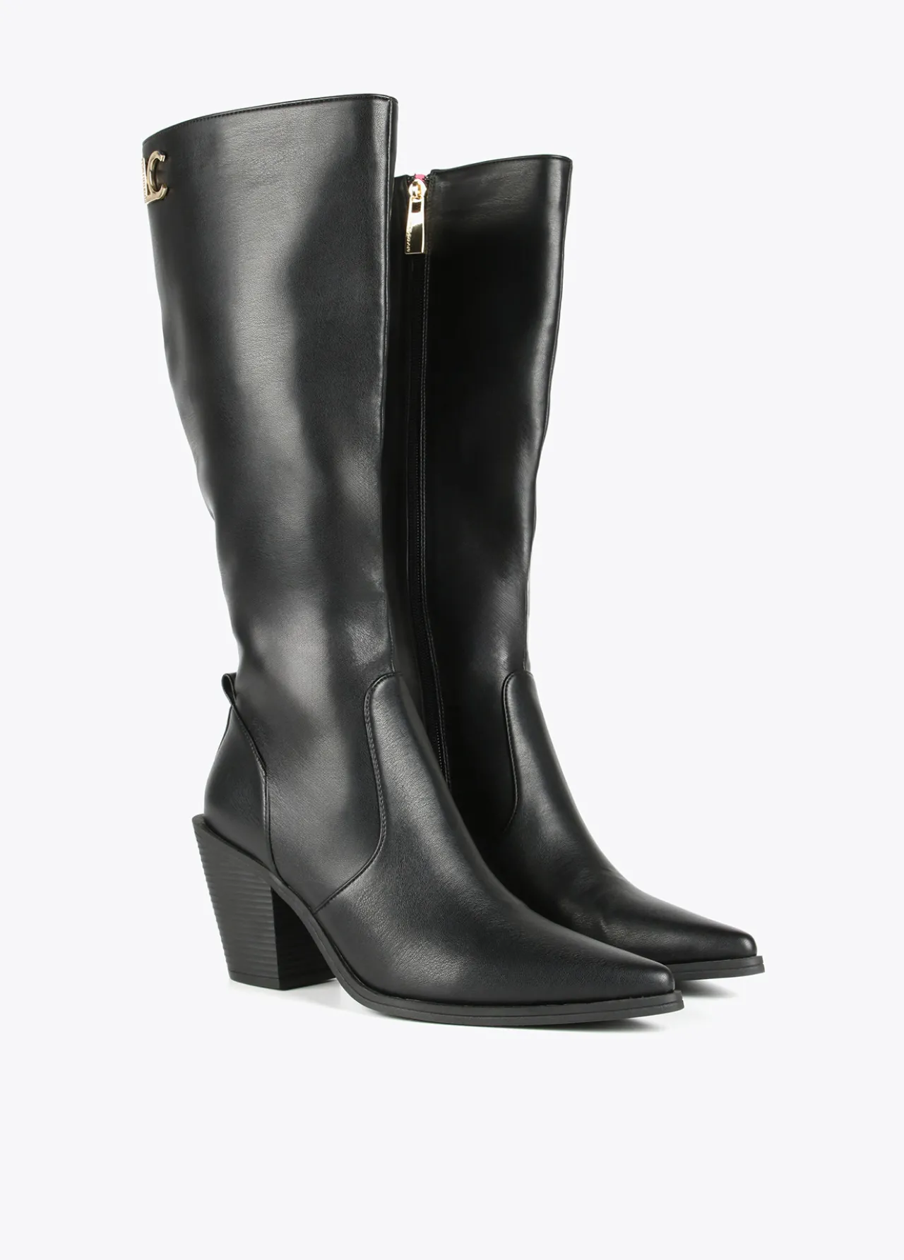 bota_estilo_cowboy_caa_alta_2.webp Lola Casademunt Botas Y Botines<Bota estilo cowboy caña alta NEGRO