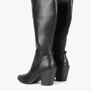 Lola Casademunt Botas Y Botines<Bota estilo cowboy caña alta NEGRO