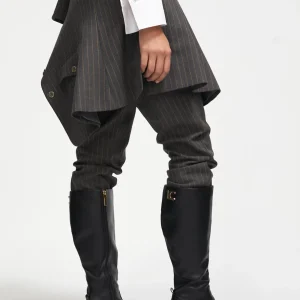 Lola Casademunt Botas Y Botines<Bota estilo cowboy caña alta NEGRO