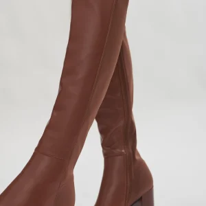 Lola Casademunt Botas Y Botines<Bota mosquetera alta con tacón | Calzado | Lola Casademunt MARRON