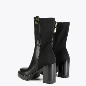 Lola Casademunt Botas Y Botines<Botin media caña dos tejidos |  Calzado | Lola Casademunt MARRON