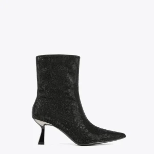 Lola Casademunt Botas Y Botines<Botín efecto brillo NEGRO