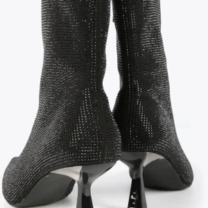 Lola Casademunt Botas Y Botines<Botín efecto brillo NEGRO