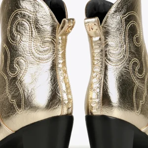 Lola Casademunt Botas Y Botines<Botín estilo cowboy PLATEADO