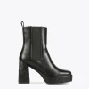 Lola Casademunt Botas Y Botines<Botín plataforma NEGRO