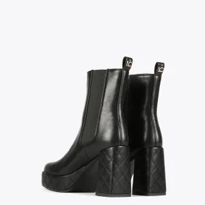 Lola Casademunt Botas Y Botines<Botín plataforma NEGRO