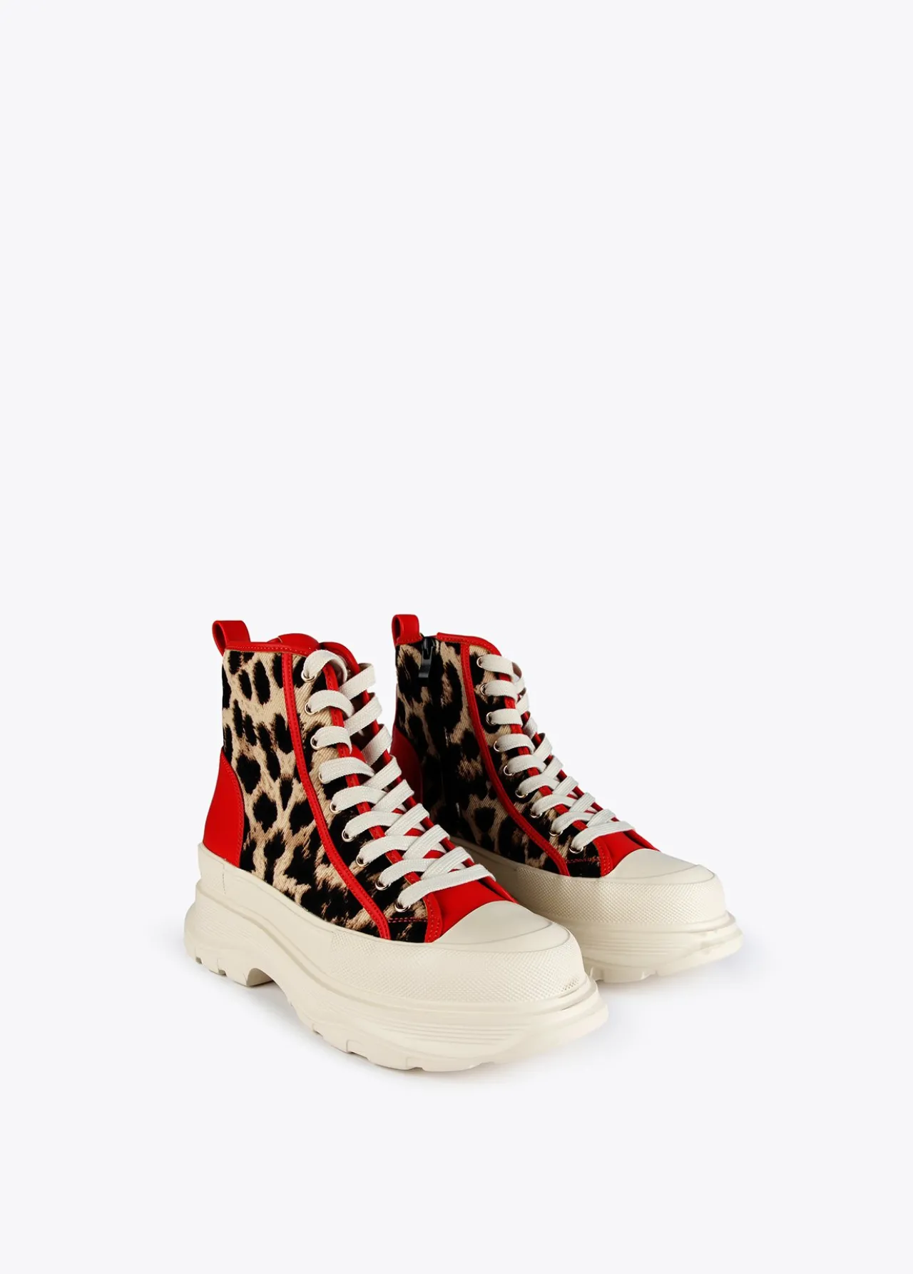 botn_plataforma_estampado_leopardo__calzado__lola_casademunt_1.webp Lola Casademunt Animal Print | Botas Y Botines<Botín plataforma estampado leopardo | Calzado | Lola Casademunt ROJO