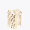 Lola Casademunt Bisuteria<Brazalete ancho DORADO