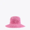 Lola Casademunt Accesorios | Baño<Bucket efecto ráfia y crochet NEGRO