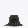 Lola Casademunt Accesorios | Baño<Bucket efecto ráfia y crochet NEGRO