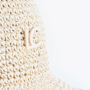 Lola Casademunt Accesorios | Baño<Bucket efecto ráfia y crochet NEGRO