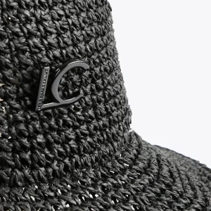 Lola Casademunt Accesorios | Baño<Bucket efecto ráfia y crochet NEGRO