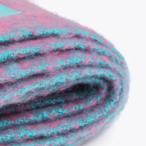 Lola Casademunt Bufandas Y Pañuelos<Bufanda bicolor con flecos LILA-VERDE