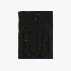 Lola Casademunt Gorros Sombreros Y Guantes<Bufanda con mini lentejuelas NEGRO
