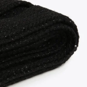 Lola Casademunt Gorros Sombreros Y Guantes<Bufanda con mini lentejuelas NEGRO