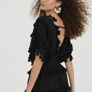 Lola Casademunt Baño<Caftan corto NEGRO