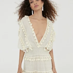 Lola Casademunt Baño<Caftan corto NEGRO