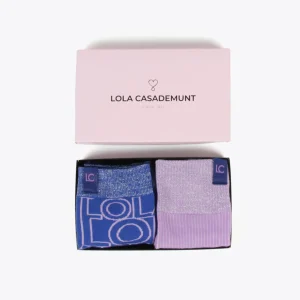 Lola Casademunt Otros Complementos<Caja pack calcetines ROSA-ROJO