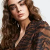 Lola Casademunt Animal Print | Camisas Y Blusas<Camisa animal print MARRON-NEGRO