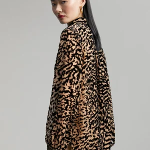 Lola Casademunt Animal Print | Camisas Y Blusas<Camisa animal print MARRON-NEGRO