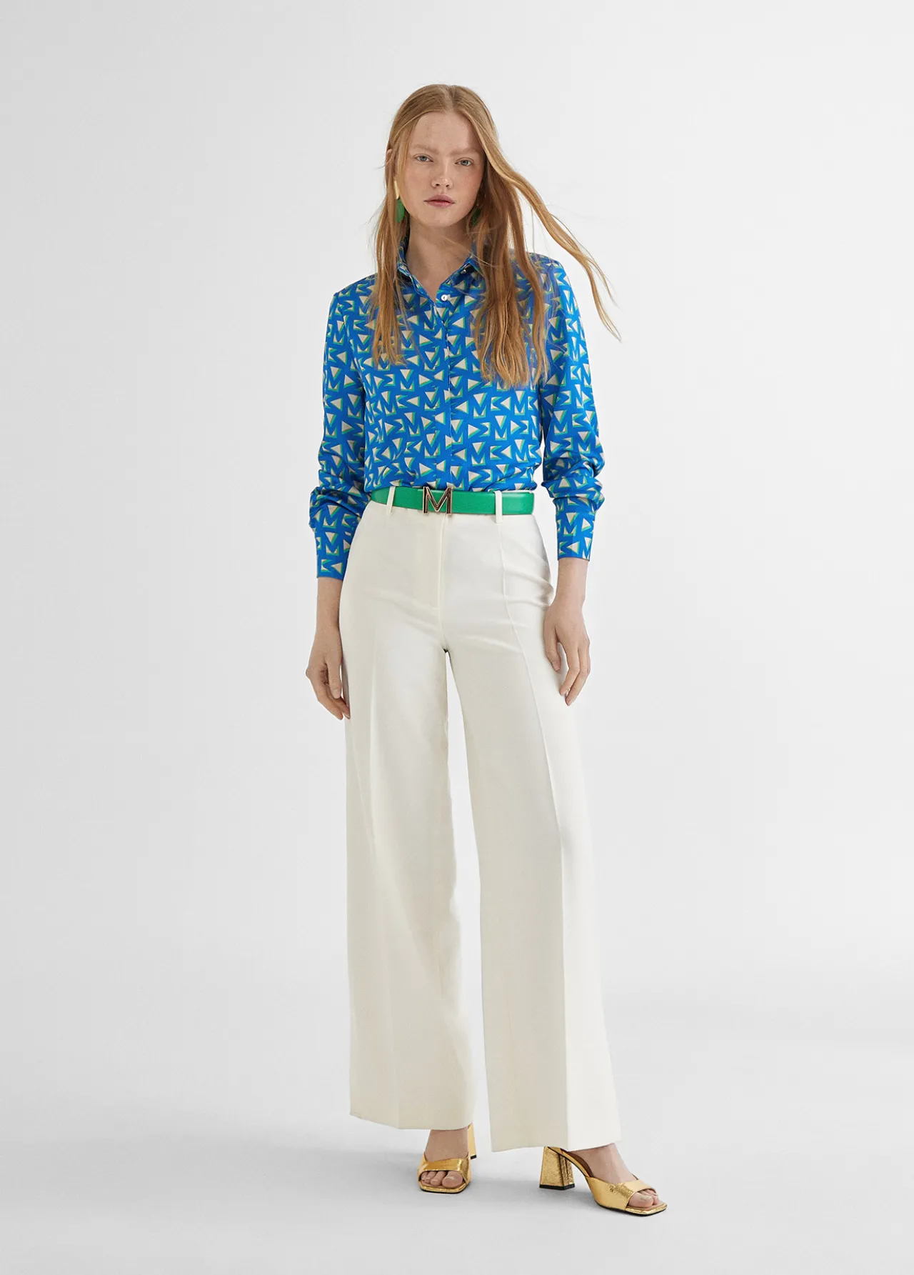 camisa_azul_estamapada_5.webp Lola Casademunt Camisas Y Blusas<Camisa azul estamapada ROJO