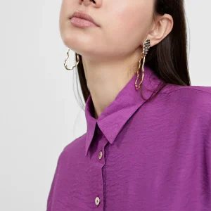 Lola Casademunt Camisas Y Blusas<Camisa basica manga larga LILA