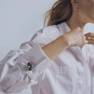 Lola Casademunt Camisas Y Blusas<Camisa botones joya |  COLECCIÓN MAITE | Lola Casademunt BLANCO