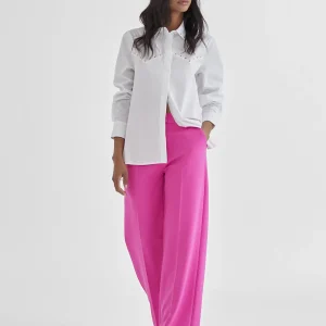 Lola Casademunt Camisas Y Blusas<Camisa con tachas BLANCO
