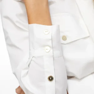 Lola Casademunt Camisas Y Blusas<Camisa cropped BLANCO
