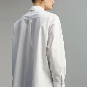 Lola Casademunt Camisas Y Blusas<Camisa detalle joya BLANCO