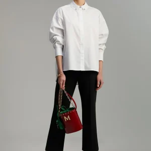 Lola Casademunt Camisas Y Blusas<Camisa detalle joya BLANCO
