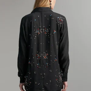 Lola Casademunt Camisas Y Blusas<Camisa detalle joyas NEGRO