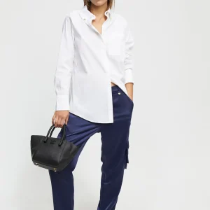 Lola Casademunt Camisas Y Blusas<Camisa detalle logo BLANCO