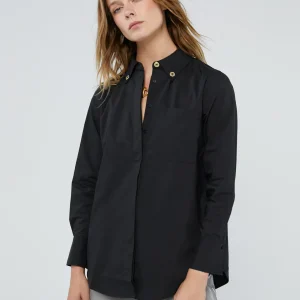 Lola Casademunt Camisas Y Blusas<Camisa detalle logo BLANCO