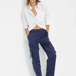 Lola Casademunt Camisas Y Blusas<Camisa detalle logo BLANCO