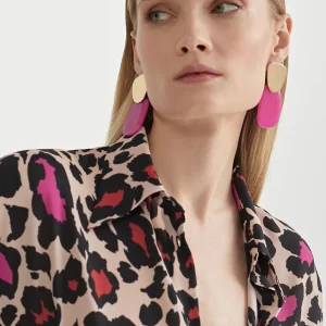 Lola Casademunt Camisas Y Blusas<Camisa estampada ROJO-ROSA