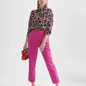 Lola Casademunt Camisas Y Blusas<Camisa estampada ROJO-ROSA