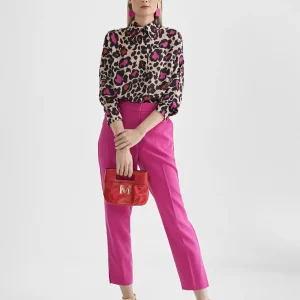 Lola Casademunt Camisas Y Blusas<Camisa estampada ROJO-ROSA