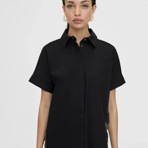 Lola Casademunt Camisas Y Blusas<Camisa estampado espalda NEGRO-VERDE
