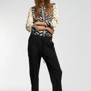 Lola Casademunt Animal Print | Camisas Y Blusas<Camisa estampado zebra NEGRO-CRUDO