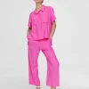Lola Casademunt Camisas Y Blusas<Camisa fluida con bolsillos FUCSIA