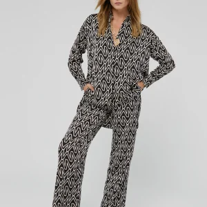 Lola Casademunt Camisas Y Blusas<Camisa larga monograma NEGRO-CRUDO