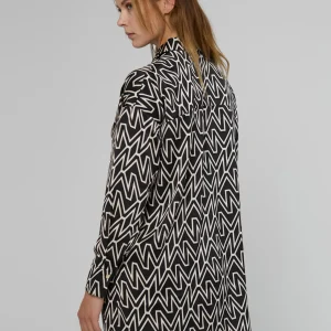 Lola Casademunt Camisas Y Blusas<Camisa larga monograma NEGRO-CRUDO