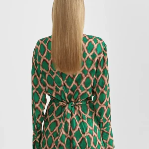Lola Casademunt Camisas Y Blusas<Camisa lazada VERDE-MARRON