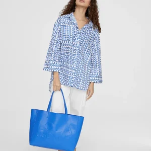 Lola Casademunt Camisas Y Blusas<Camisa logomania AZULELECTRICO