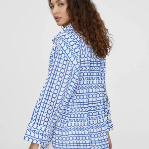 Lola Casademunt Camisas Y Blusas<Camisa logomania AZULELECTRICO