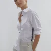 Lola Casademunt Camisas Y Blusas<Camisa logotipada detalle cinta |  COLECCIÓN LOLA | Lola Casademunt BLANCO