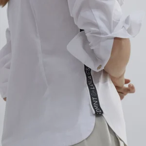Lola Casademunt Camisas Y Blusas<Camisa logotipada detalle cinta | COLECCIÓN LOLA | Lola Casademunt BLANCO